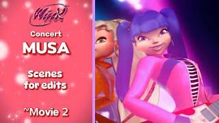 Winx Club | Musa (Winx in concert)  scenes for edits