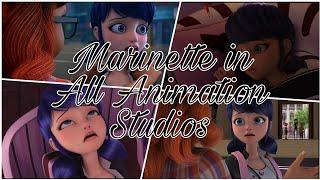 Marinette in all Animation studios| SAMG| Assemblage|DQ| Symbiosis |