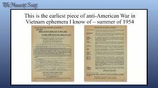 MM On-Demand: Vietnam War through Manuscripts w/ Stuart Lutz (11/11/24)