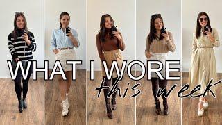 WHAT I WORE THIS WEEK I 7 Days, 7 Looks I Summer and Autumn Outfits