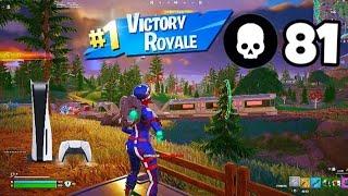 81 Elimination Solo Vs Squads "Zero Build" Gameplay Wins (Fortnite chapter 5 Season 4)