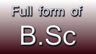 Full form of BSC