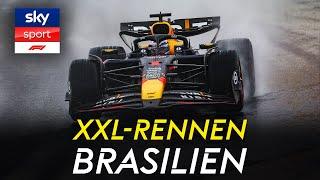 Wahnsinnige Aufholjagd im Regen | Rennen - XXL Highlights | Großer Preis von Brasilien | Formel 1