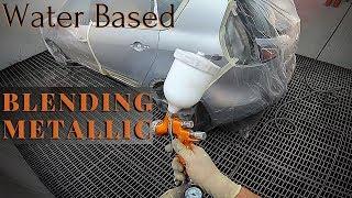 Car Painting | How to Blend Cromax Metallic | Blending  Clear coat