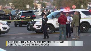 Albuquerque Police identify man injured in officer shooting on west Central