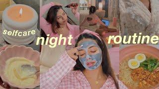 Self care night routine *everything shower, skincare, dinner & more #selfcarenightroutine