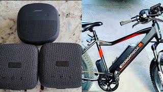 Bose Soundlink Micro vs Tribit Stormbox Micro AOSTIRMOTOR Electric Mountain Bike