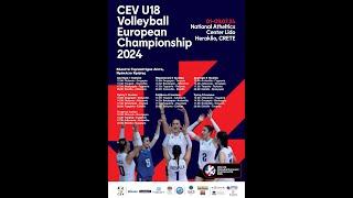 EurovolleyU18W - Day 5: Bulgaria - Finland