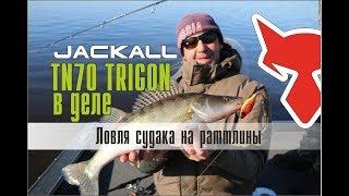 Ловля судака на раттлины. Jackall TN70 TRIGON в деле