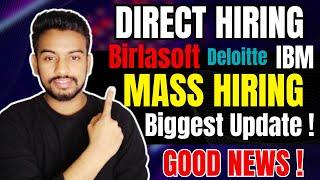 Direct Hiring | Mass Hiring | Biggest Off Campus Drive For 2024, 2023, 2022, 2021 Batch | Deloitte