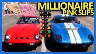 Forza Horizon 5 : Millionaire's Pink Slip Drag Car Challenge!!