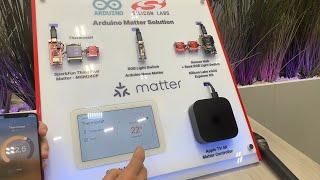 Arduino Nano Matter Board in action Embedded World 2024