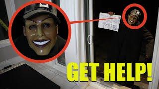 Masked Man Comes to The Wrong House at The Wrong Time (Police came)