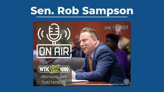 Sen. Sampson Debunks the State Budget w/WTIC's Todd Feinburg (7/13/2023)
