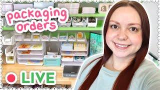 STARTING EARLY (Family Coming Over Today) – Packing Orders   LIVE!