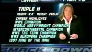 Triple H Drafted To Smackdown 2004