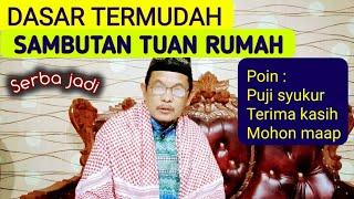 Cara mudah sambutan tuan rumah mengembangkan 3 poin