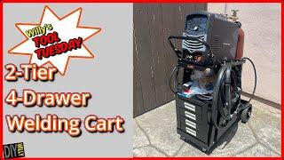 VEVOR 2-Tier 4 Drawer Welding Cart