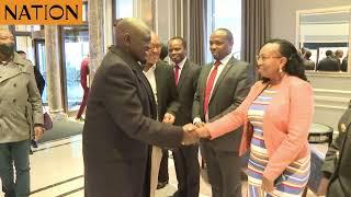 Deputy President William Ruto arrives in London