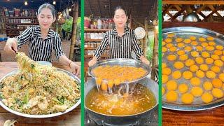 "Egg fry Noodle Tasty" Mommy Chef Sros prepare egg fry noodle - Fry Egg & Cook | Cooking with Sros