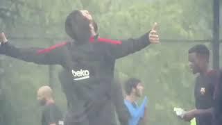 Playing footbal in rain is Amazing