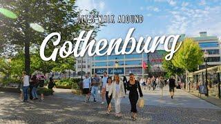 Let's walk around Gothenburg, Sweden - Summer 2024 4K