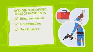 Animated safety video - Dropped object incidents