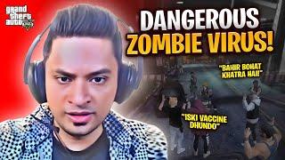 ZOMBIE VIRUS IN CITY (THE WALKING DEAD) - GTA 5 GAMEPLAY - MRJAYPLAYS