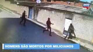 Imagens registram homicídios ligados à milícia na Baixada