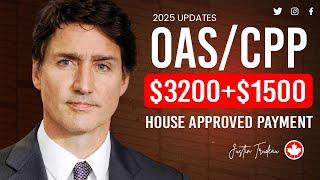 Massive Boost! House Approves $1,500 and $3,250 Payments for CPP & OAS – Don’t Miss Out!