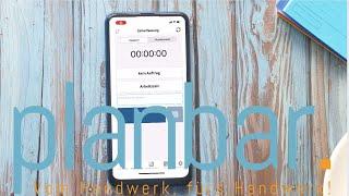 Die Stoppuhr - Zeiterfassung in der planbar App