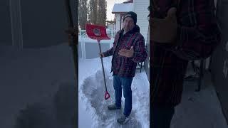 Clearing Snow from a Composite Deck