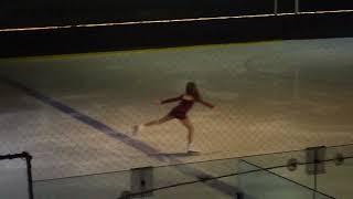 Aubrie's ice show routine to "Oops, I did it again"