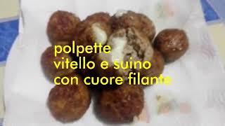 #Cucina #Polpette di carne con cuore filante