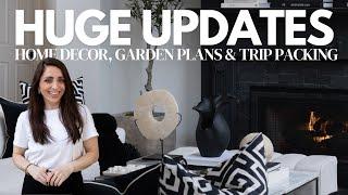 Insane Luxe Decor Finds, Huge Garden Update, Pack with me for the Beach!