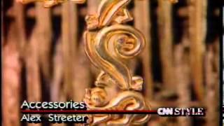 Alex Streeter's Crosses described by Elsa Klensch, vintage 80s CNN