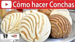 CÓMO HACER CONCHAS | #VickyRecetaFacil