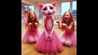 The mermaid sent pink cat to school, but her classmates bullied her and she eventually became a star