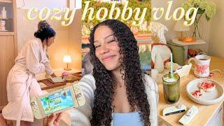 COZY HOBBY VLOG junk journaling, cozy gaming, & coloring