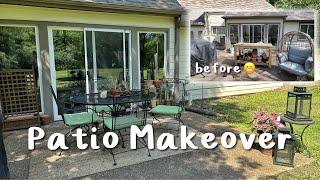 PATIO MAKEOVER! | updating my patio for the summer!