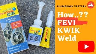 How to use Fevi kwik Weld on Water Tank  #cracks #service #fevikwik