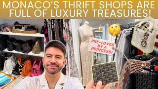 Thrifting in Monaco! *Luxury Designer* from the rich and famous!