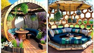 Lots of beautiful garden and backyard decor ideas!