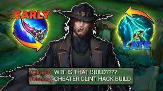 GLOBAL CLINT WTF ONE HIT BUILD! 200% DAMAGE HACK? (MUST TRY) | CLINT BEST BUILD AND EMBLEM 2024!