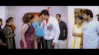 Darshan Save Girl From Prostitution | Kannada Movie Suntaragaali | Best Scene