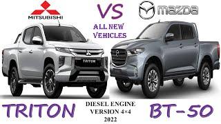 ALL NEW Mitsubishi TRITON Vs Mazda BT-50 | Which one is better?