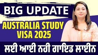 CFC | Australia Study Visa 2025 Big Update | Creative Future Consulenza