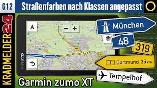 Garmin zumo XT: Straßenfarben nach Klassen anpassen  Kradmelder24 Garage