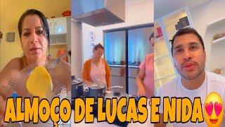  LUCAS MOSTROU O ALMOÇO QUE AS FUNCIONÁRIAS PREPARARAM HOJE É PEIXE 