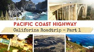 PACIFIC COAST HIGHWAY | California Roadtrip | 17 Mile Drive | McWay Falls | Elephant Seal Beach